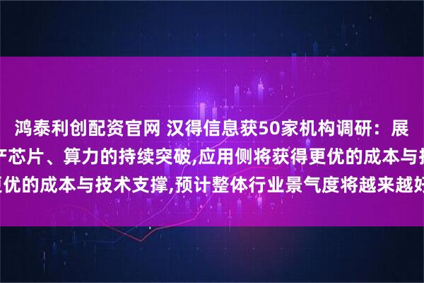 鸿泰利创配资官网 汉得信息获50家机构调研:展望明年,随着AI领域国产芯片、算力的持续突破,应用侧将获得更优的成本与技术支撑,预计整体行业景气度将越来越好(附调研问答)