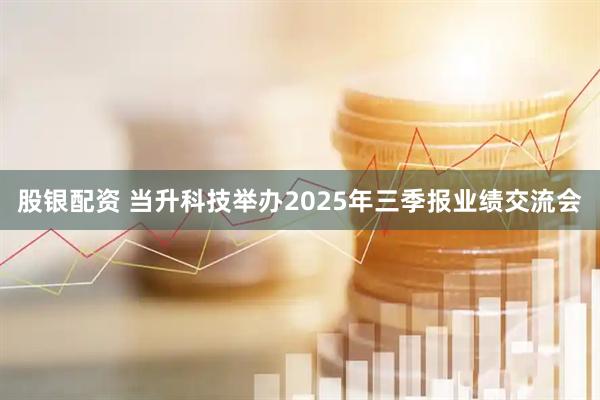 股银配资 当升科技举办2025年三季报业绩交流会